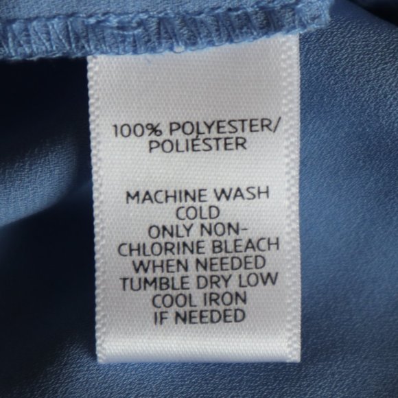 Loft Periwinkle Long Sleeve Flowy Blouse - Picture 6 of 7